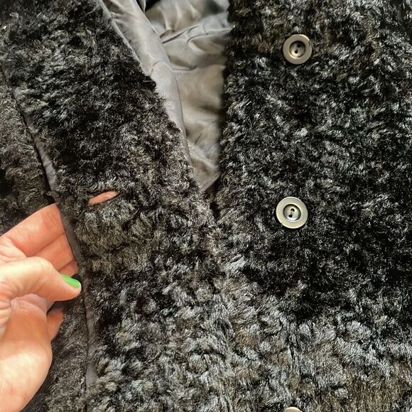 COS Hooded Shearling Gilet size 4 - Picture 14 of 16